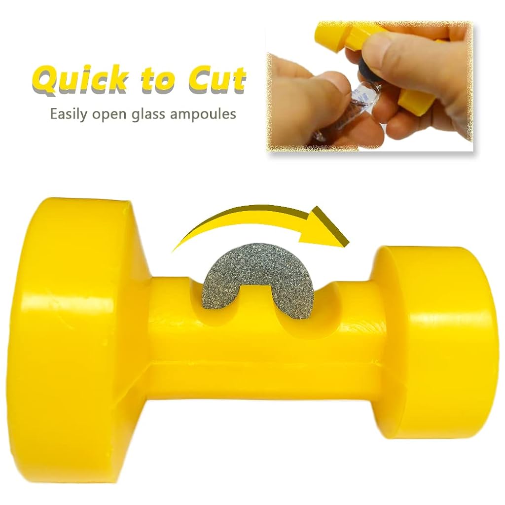HASTHIP Ampule Cutter for Doctors, Double-Head Decapper Nursing Cutter, Ampoule Glass Vial Breaker, Glass Bottle Cutter, Ampule Breaker for Science Lab, Clinic, Home Care, 2 PCS HASTHIP Ampule Cutter for Doctors, Double-Head Decapper Nursing Cutter, Ampoule Glass Vial Breaker, Glass Bottle Cutter, Ampule Breaker for Science Lab, Clinic, Home Care, 2 PCS